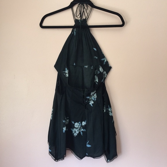 Free People Halter Floral Romper - Picture 3 of 4